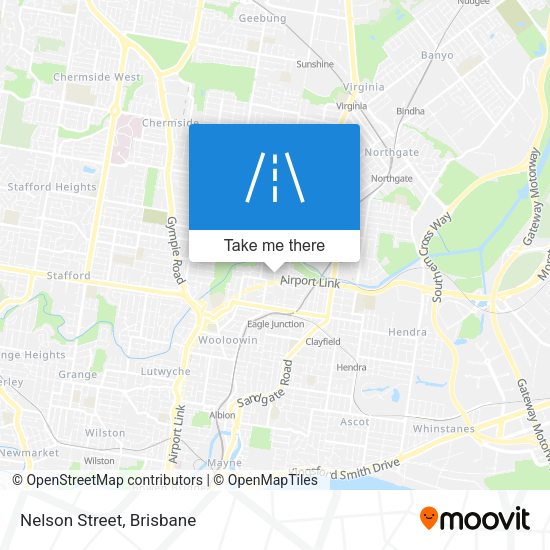 Nelson Street map