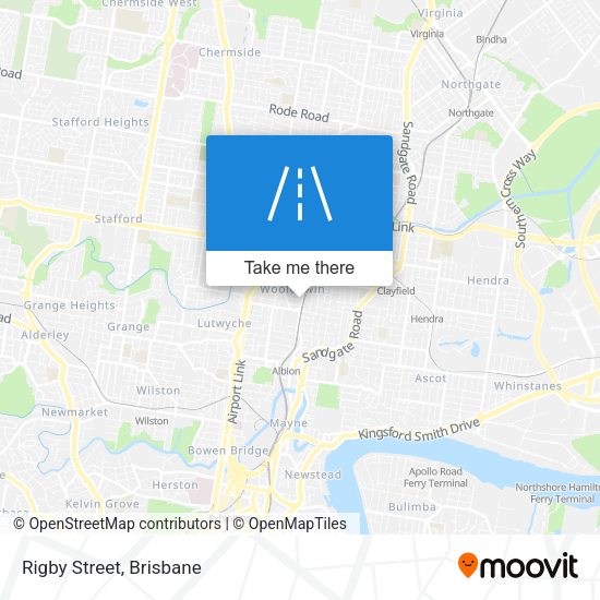 Rigby Street map