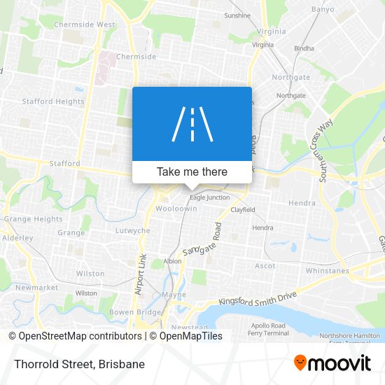 Thorrold Street map