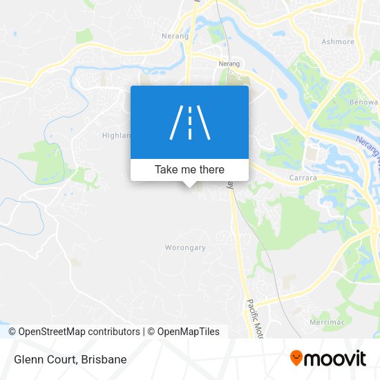 Glenn Court map