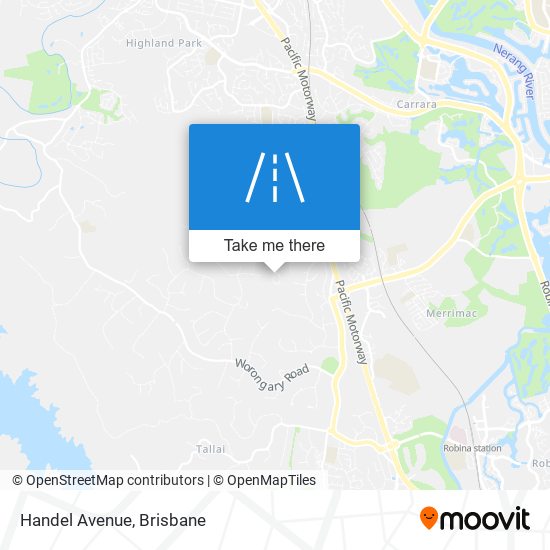 Handel Avenue map
