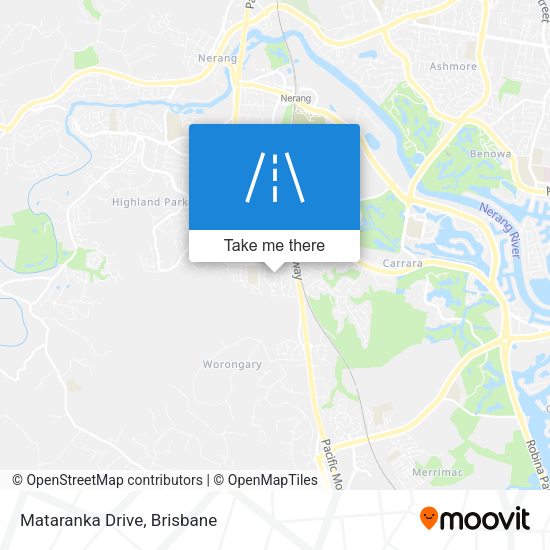 Mataranka Drive map