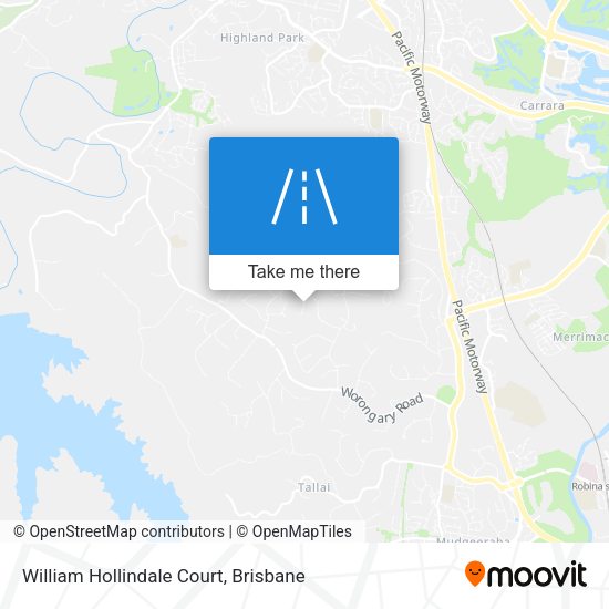William Hollindale Court map
