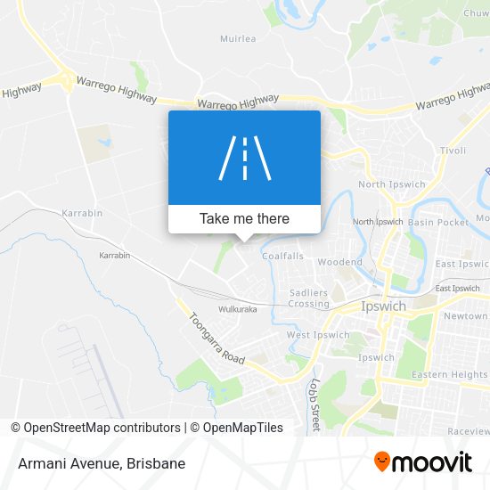 Armani Avenue map