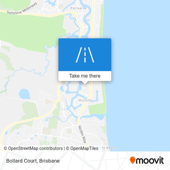 Bollard Court map