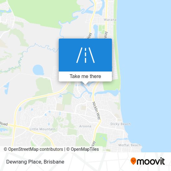 Dewrang Place map