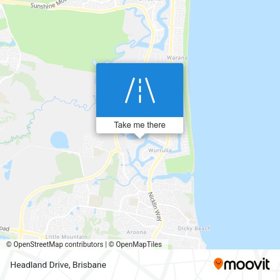 Headland Drive map