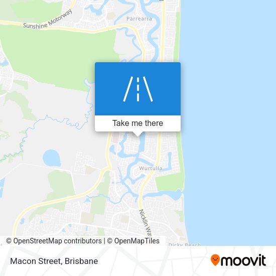 Macon Street map