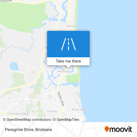 Peregrine Drive map
