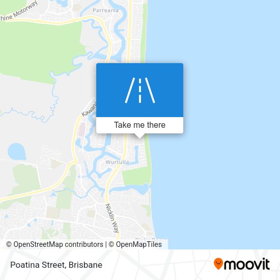 Poatina Street map