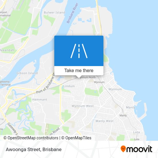 Awoonga Street map