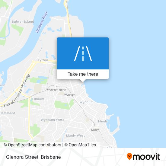 Glenora Street map