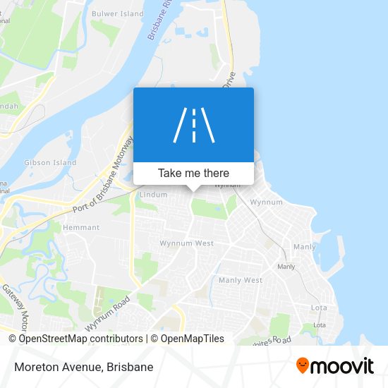 Moreton Avenue map