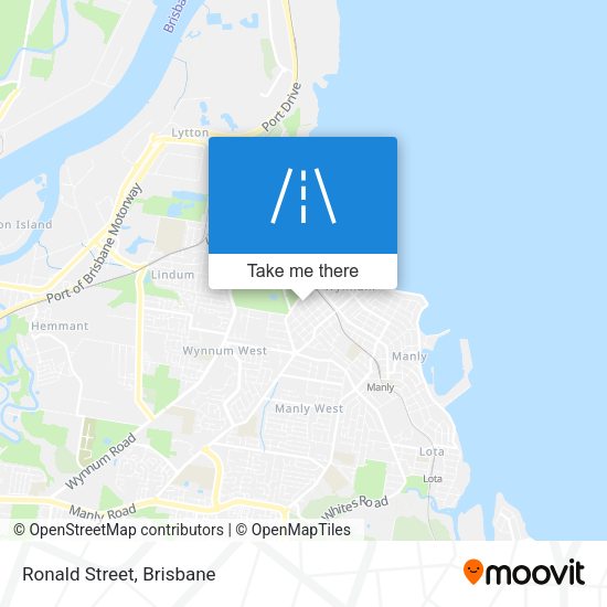 Ronald Street map