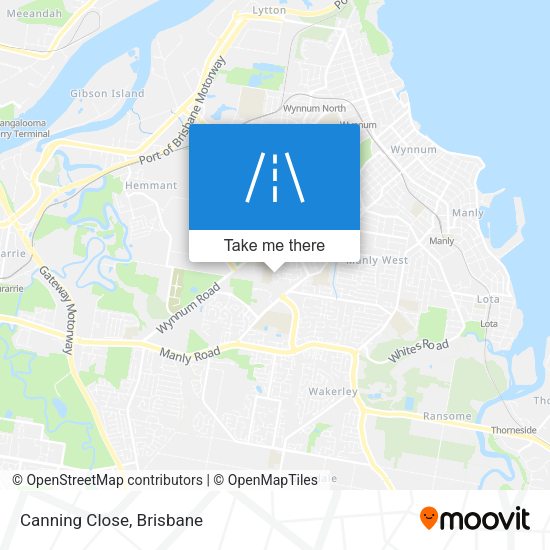 Canning Close map