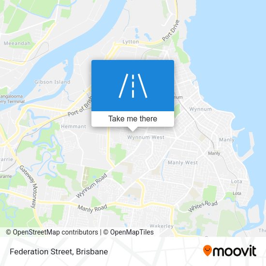 Federation Street map