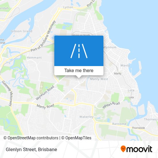 Glenlyn Street map