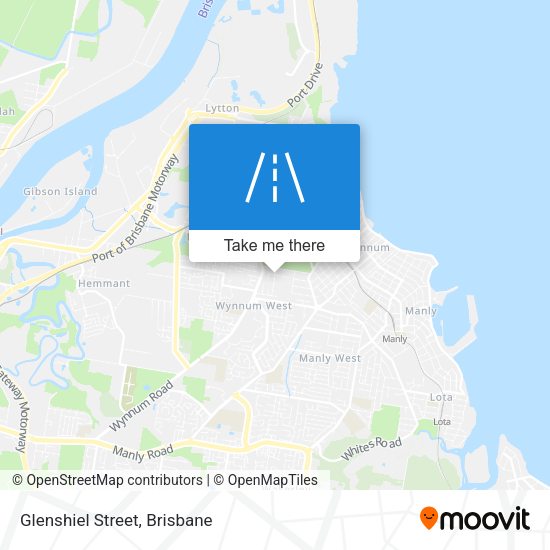 Glenshiel Street map