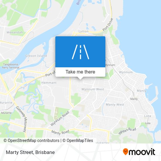 Marty Street map