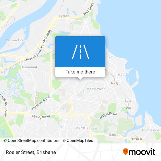 Rosier Street map