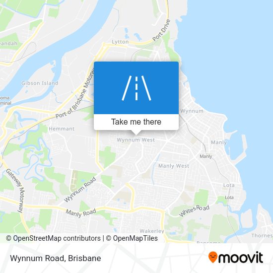 Wynnum Road map