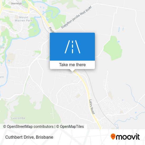 Cuthbert Drive map
