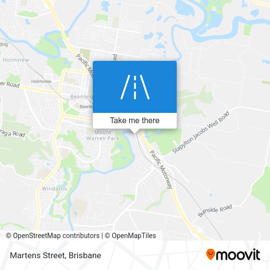 Martens Street map