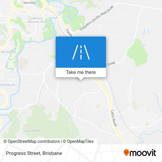 Progress Street map