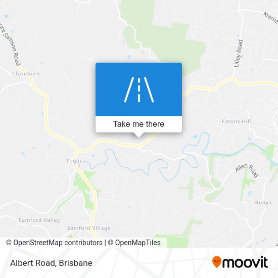 Albert Road map