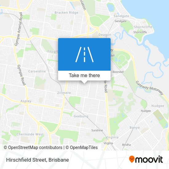 Hirschfield Street map