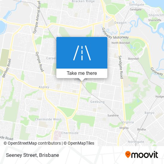 Mapa Seeney Street