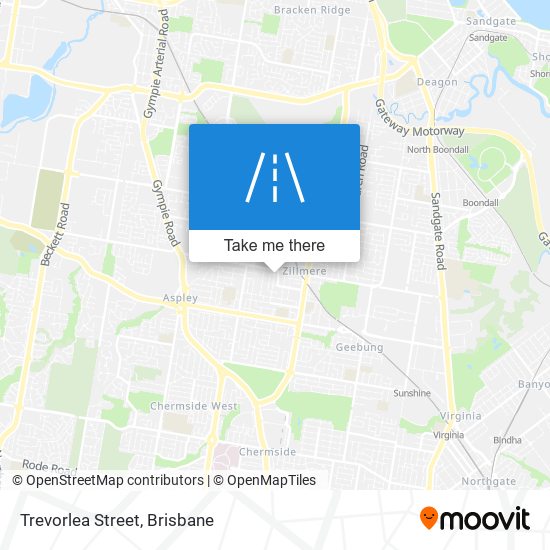 Mapa Trevorlea Street