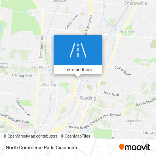 North Commerce Park map