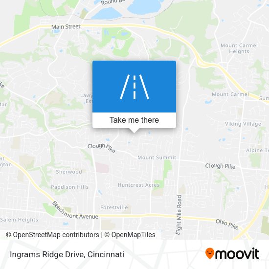 Mapa de Ingrams Ridge Drive