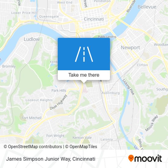 James Simpson Junior Way map