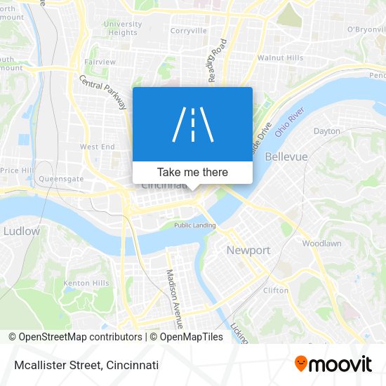 Mcallister Street map