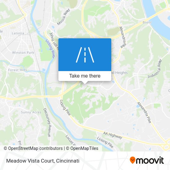 Mapa de Meadow Vista Court