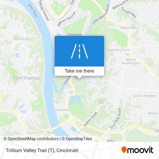 Mapa de Trillium Valley Trail