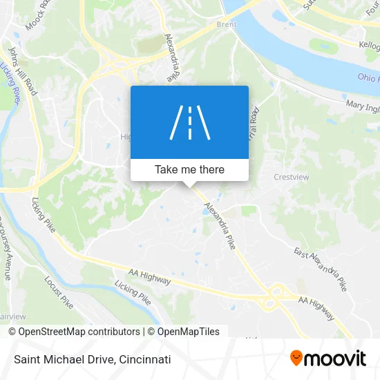 Saint Michael Drive map