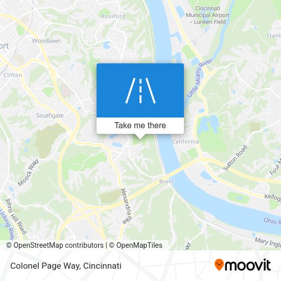 Colonel Page Way map