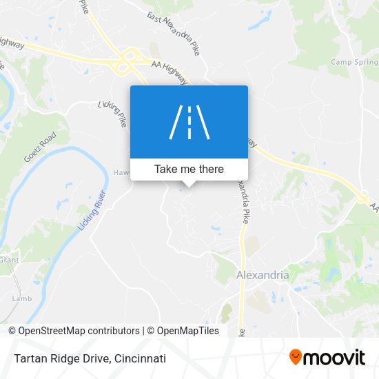 Mapa de Tartan Ridge Drive