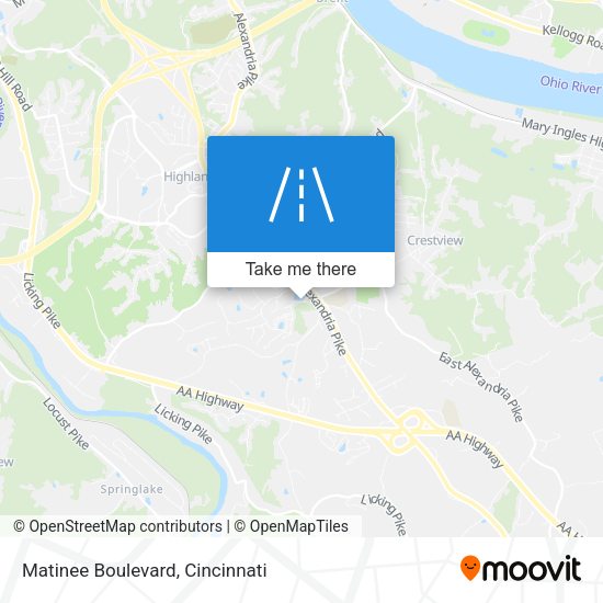 Mapa de Matinee Boulevard