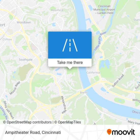 Mapa de Ampitheater Road