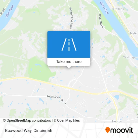 Boxwood Way map