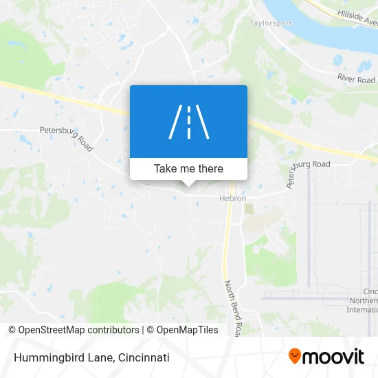 Hummingbird Lane map