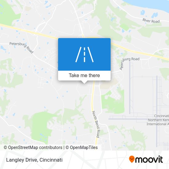 Mapa de Langley Drive