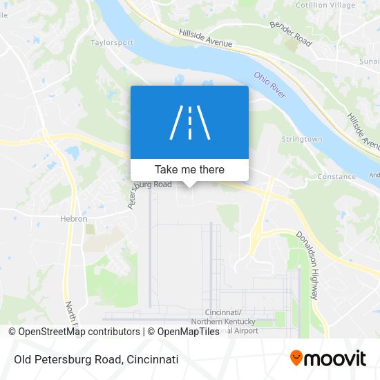 Mapa de Old Petersburg Road