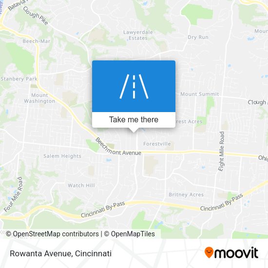Rowanta Avenue map