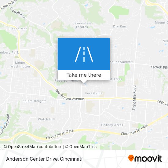 Anderson Center Drive map