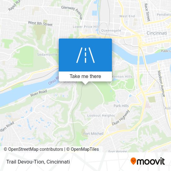 Trail Devou-Tion map
